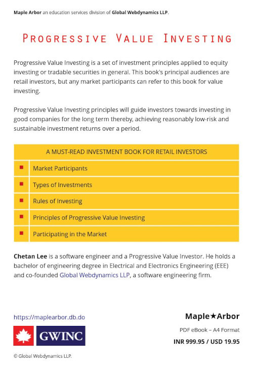 Progressive Value Investing - PDF eBook